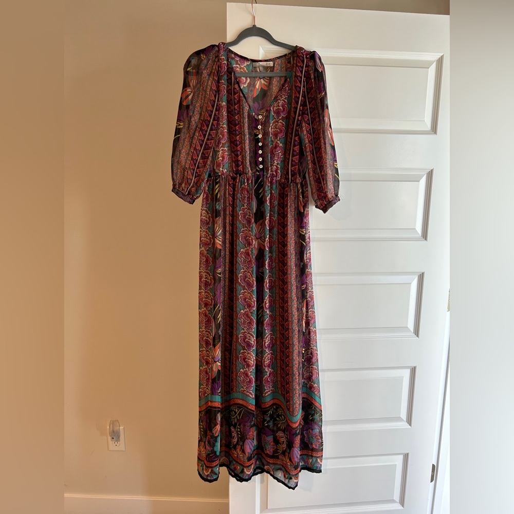 Colorful maxi dress